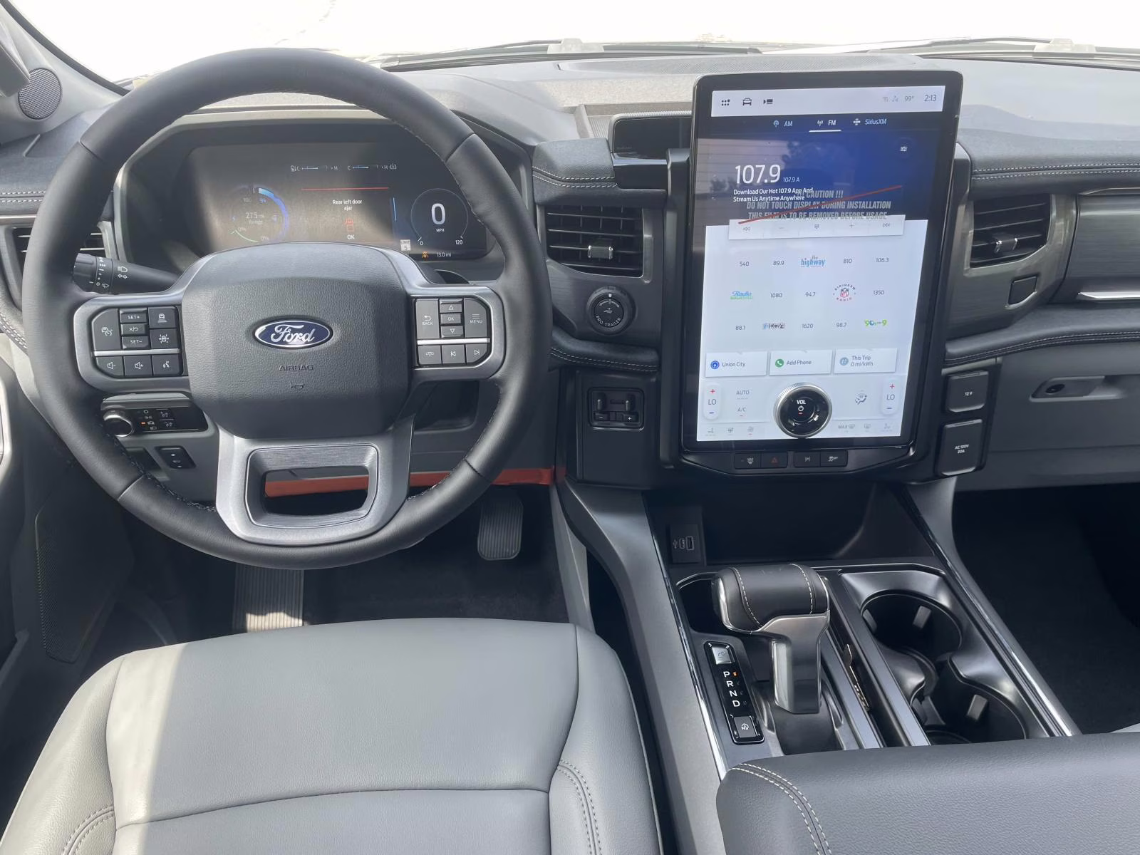 2025 Gray Metallic Ford F-150 Lightning Flash AWD Truck