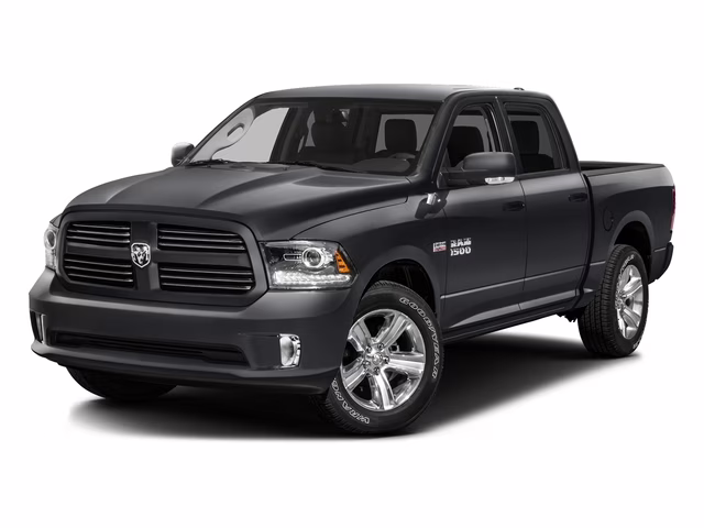 2016 Granite Crystal Metallic Clearcoat Ram 1500 Big Horn 4X4 Truck
