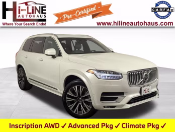2022 Crystal White Volvo XC90 T6 Inscription AWD SUV