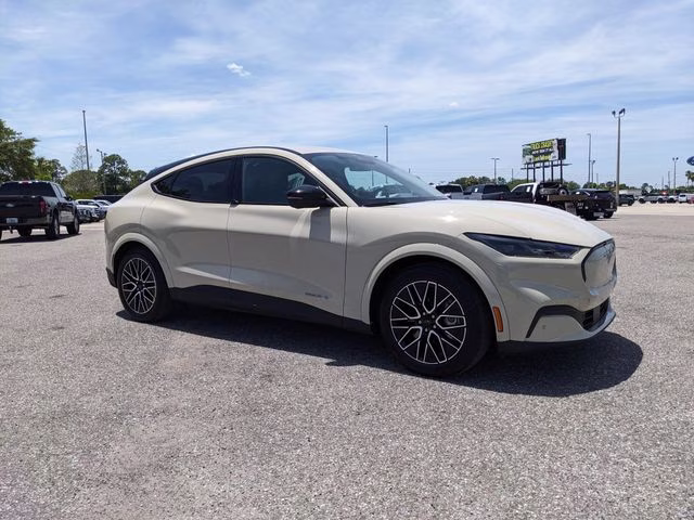 2025 Desert Sand Ford Mustang Mach-E Premium AWD SUV