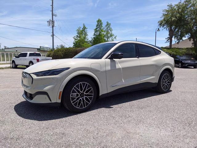 2025 Desert Sand Ford Mustang Mach-E Premium AWD SUV