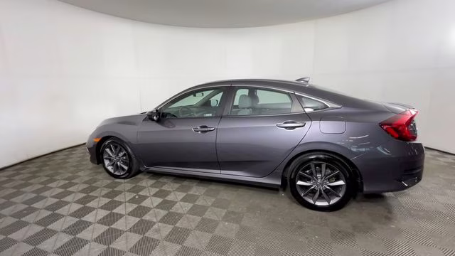 2020 Modern Steel Metallic Honda Civic EX FWD Sedan
