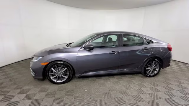 2020 Modern Steel Metallic Honda Civic EX FWD Sedan