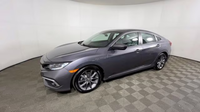 2020 Modern Steel Metallic Honda Civic EX FWD Sedan