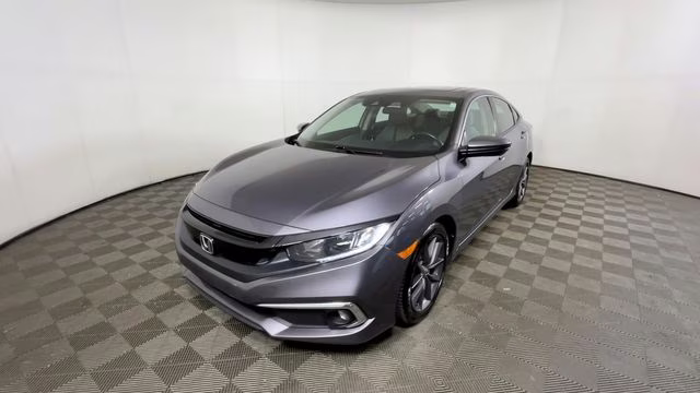 2020 Modern Steel Metallic Honda Civic EX FWD Sedan