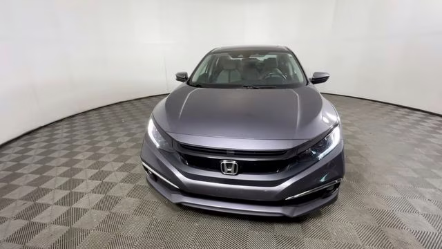 2020 Modern Steel Metallic Honda Civic EX FWD Sedan