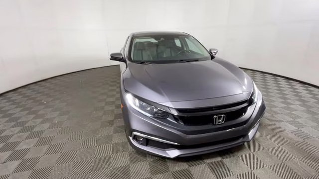 2020 Modern Steel Metallic Honda Civic EX FWD Sedan