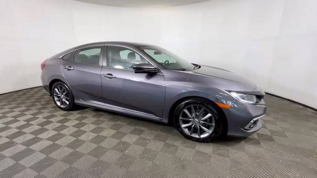 2020 Modern Steel Metallic Honda Civic EX FWD Sedan