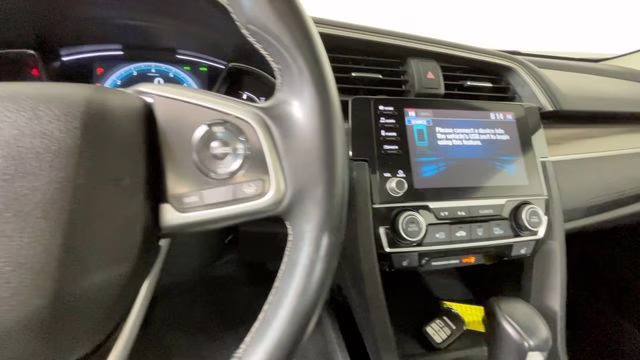 2020 Modern Steel Metallic Honda Civic EX FWD Sedan