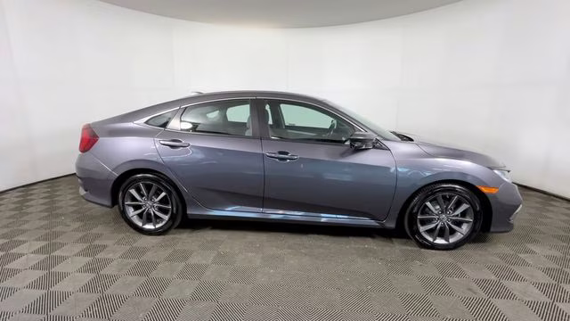 2020 Modern Steel Metallic Honda Civic EX FWD Sedan