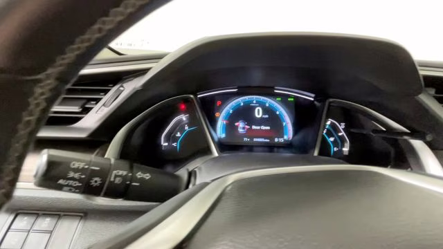 2020 Modern Steel Metallic Honda Civic EX FWD Sedan