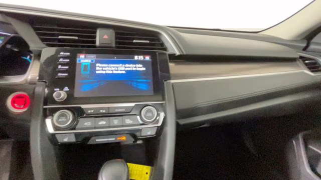2020 Modern Steel Metallic Honda Civic EX FWD Sedan
