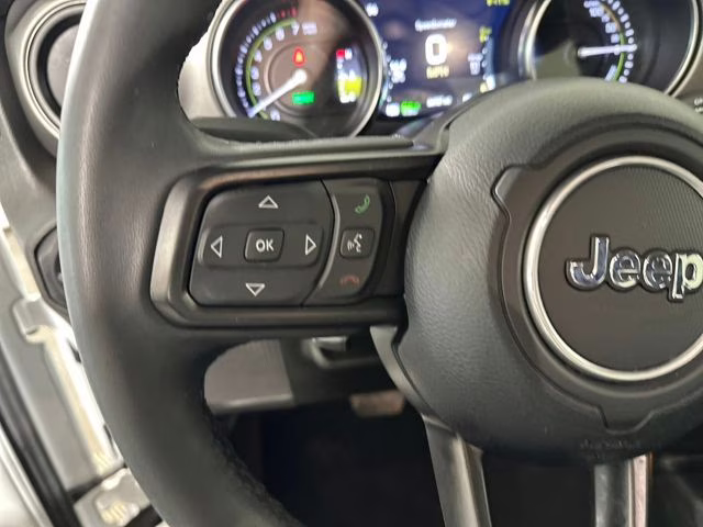 2023 Bright White Clearcoat Jeep Wrangler Base 4xe 4X4 SUV