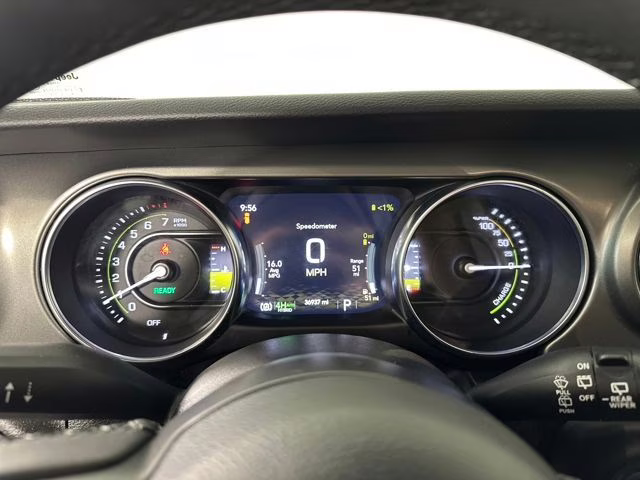 2023 Bright White Clearcoat Jeep Wrangler Base 4xe 4X4 SUV