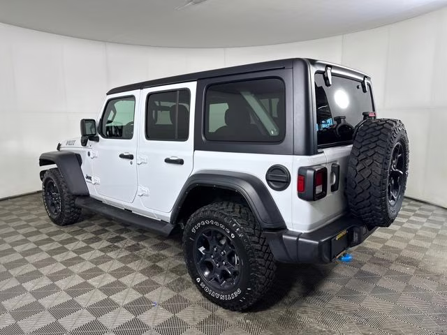 2023 Bright White Clearcoat Jeep Wrangler Base 4xe 4X4 SUV