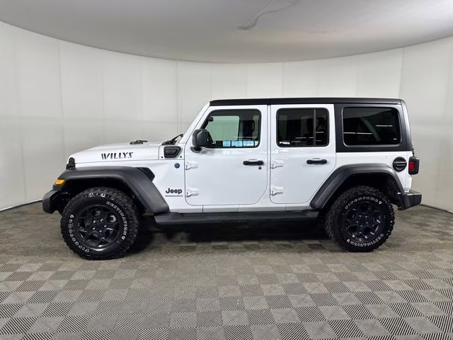 2023 Bright White Clearcoat Jeep Wrangler Base 4xe 4X4 SUV
