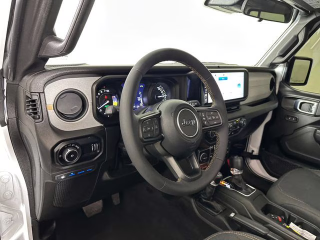 2024 Bright White Clearcoat Jeep Wrangler Willys 4xe 4X4 SUV