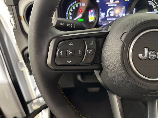 2024 Bright White Clearcoat Jeep Wrangler Willys 4xe 4X4 SUV