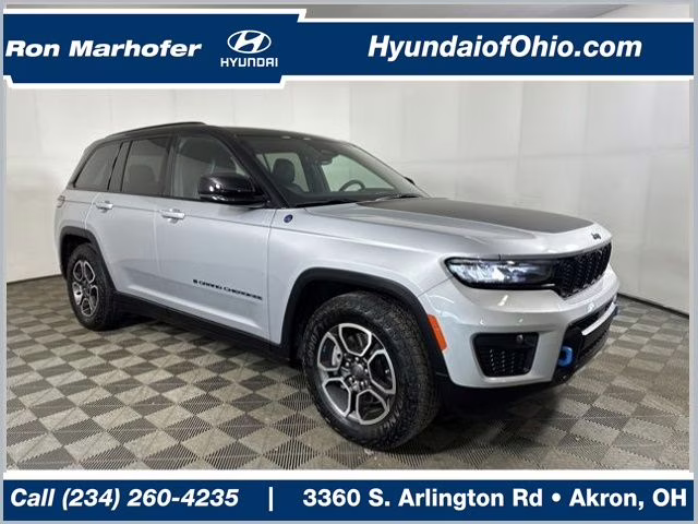 2022 Silver Zynith Jeep Grand Cherokee Trailhawk 4xe 4X4 SUV