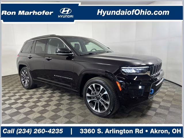 2022 Ember Pearlcoat Jeep Grand Cherokee Overland 4xe 4X4 SUV