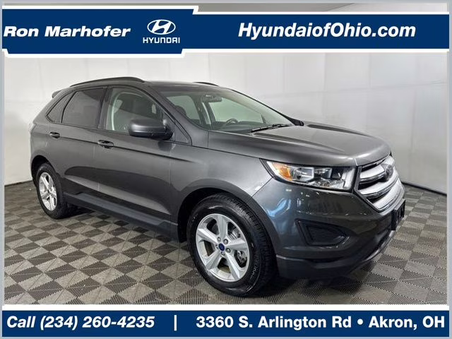 2017 Black Pearl Ford Edge SE AWD SUV