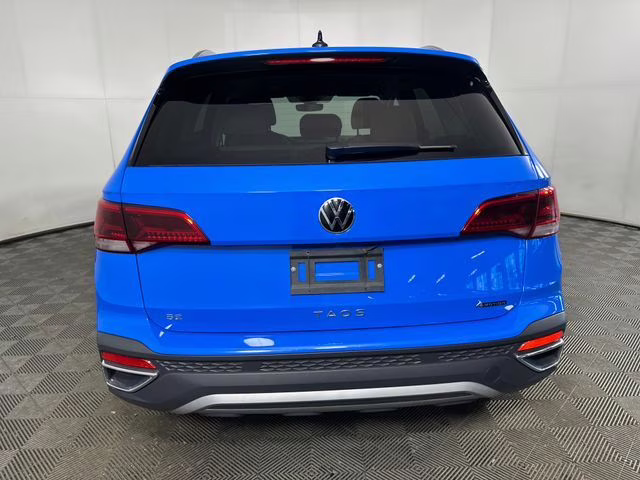 2024 Cornflower Blue Volkswagen Taos 1.5T SE AWD SUV