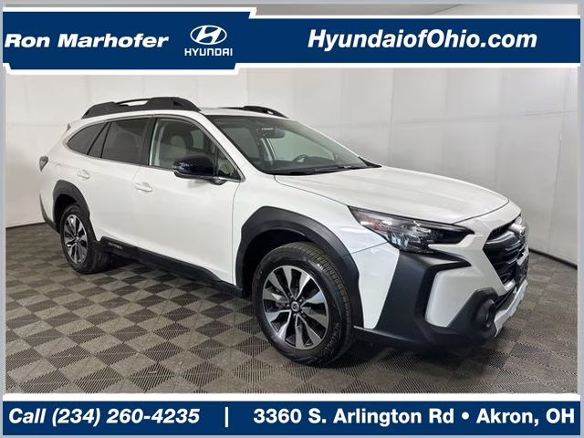 2023 Crystal White Pearl Subaru Outback Limited AWD SUV
