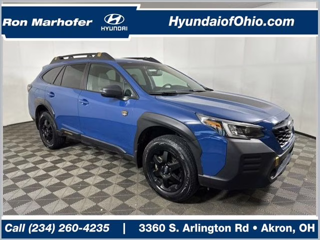 2022 Geyser Blue Subaru Outback Wilderness AWD SUV