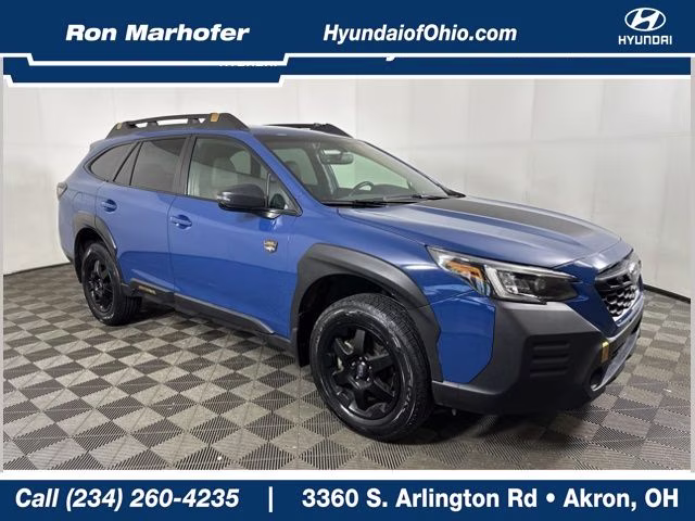 2022 Geyser Blue Subaru Outback Wilderness AWD SUV