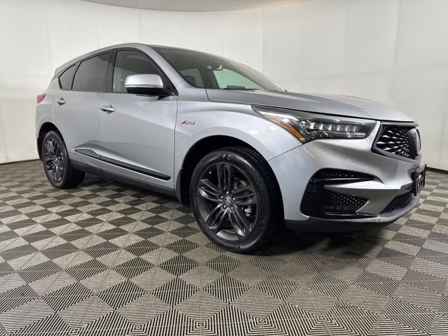 2020 Silver Acura RDX A-Spec Package AWD SUV