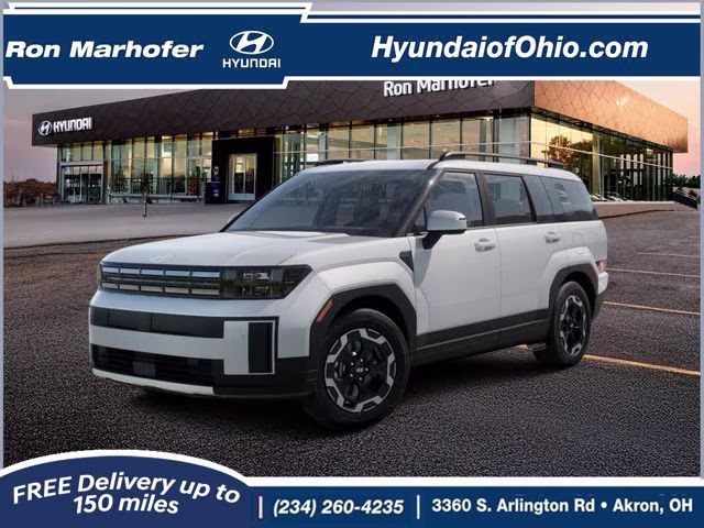 2026 Serenity White Hyundai Santa Fe SEL AWD SUV