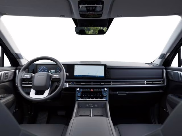 2026 Serenity White Hyundai Santa Fe Hybrid Limited AWD SUV