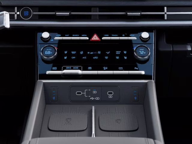 2026 Serenity White Hyundai Santa Fe Hybrid Limited AWD SUV
