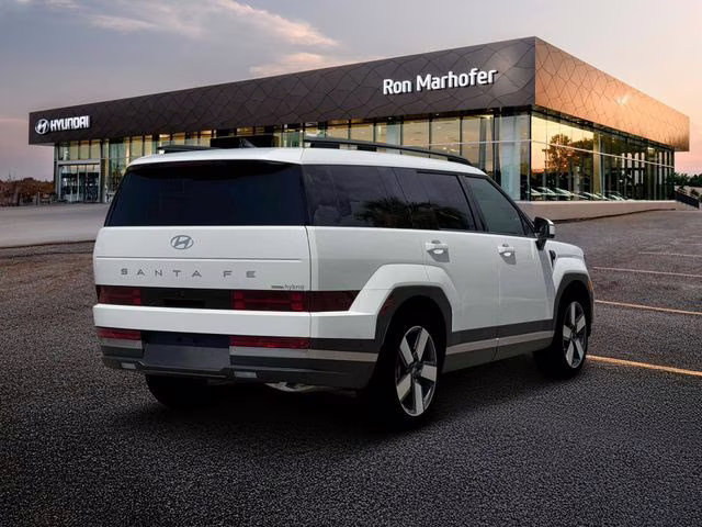 2026 Serenity White Hyundai Santa Fe Hybrid Limited AWD SUV