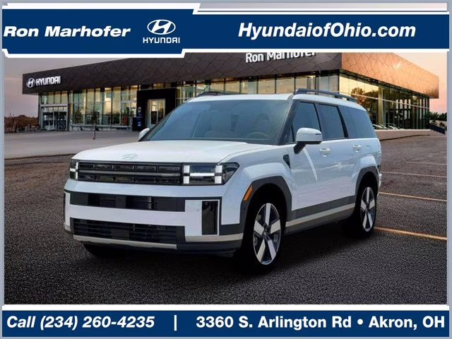 2026 Serenity White Hyundai Santa Fe Hybrid Limited AWD SUV