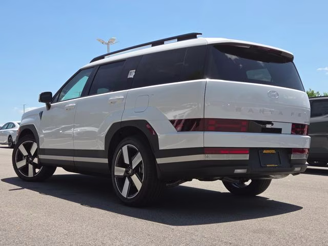 2026 Serenity White Hyundai Santa Fe Hybrid Limited AWD SUV