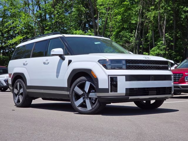 2026 Serenity White Hyundai Santa Fe Hybrid Limited AWD SUV