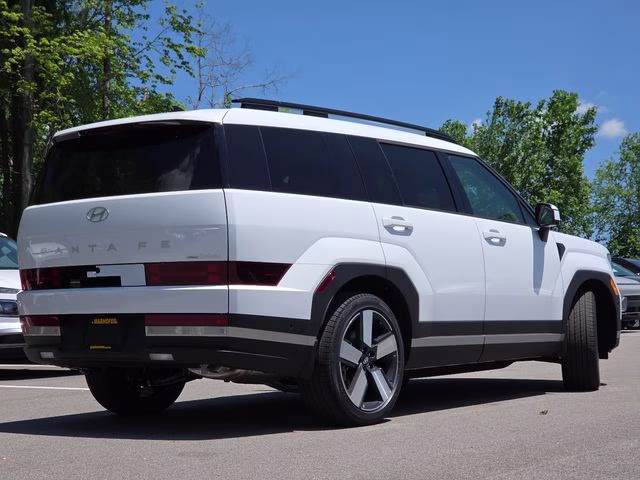 2026 Serenity White Hyundai Santa Fe Hybrid Limited AWD SUV