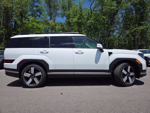 2026 Serenity White Hyundai Santa Fe Hybrid Limited AWD SUV