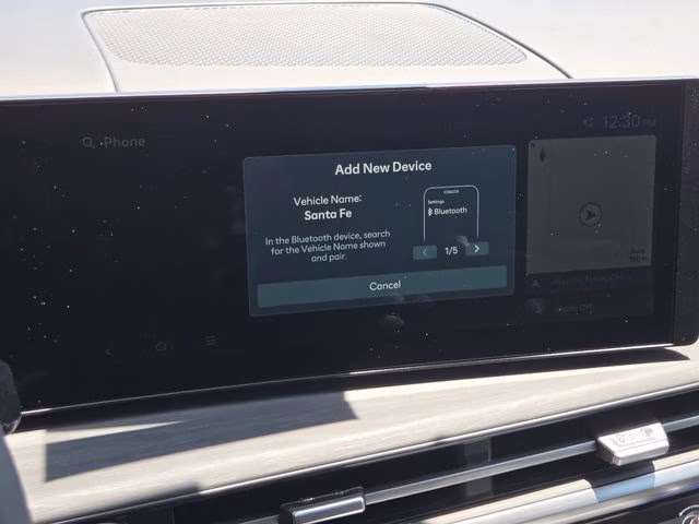 2026 Serenity White Hyundai Santa Fe Hybrid Limited AWD SUV