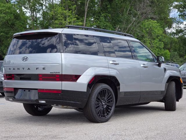 2026 Shimmering Silver Hyundai Santa Fe Hybrid Calligraphy AWD SUV