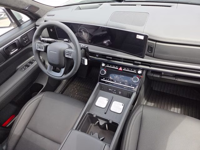 2026 Shimmering Silver Hyundai Santa Fe Hybrid Calligraphy AWD SUV
