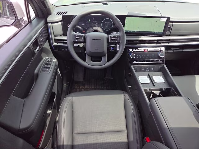 2026 Shimmering Silver Hyundai Santa Fe Hybrid Calligraphy AWD SUV