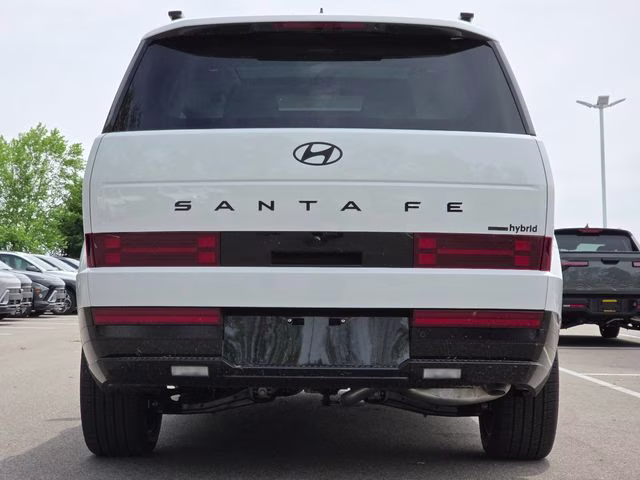 2026 Serenity White Hyundai Santa Fe Hybrid Calligraphy AWD SUV