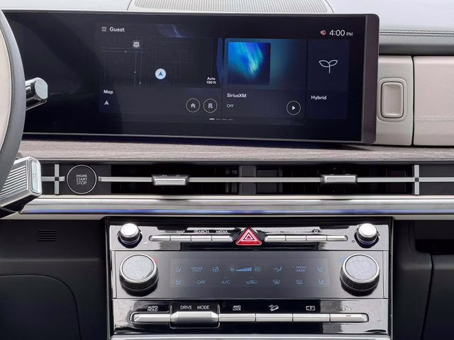 2026 Serenity White Hyundai Santa Fe Hybrid Calligraphy AWD SUV