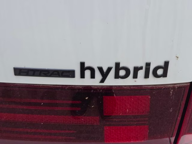 2026 Serenity White Hyundai Santa Fe Hybrid Calligraphy AWD SUV
