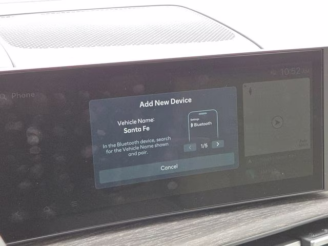 2026 Serenity White Hyundai Santa Fe Hybrid Calligraphy AWD SUV