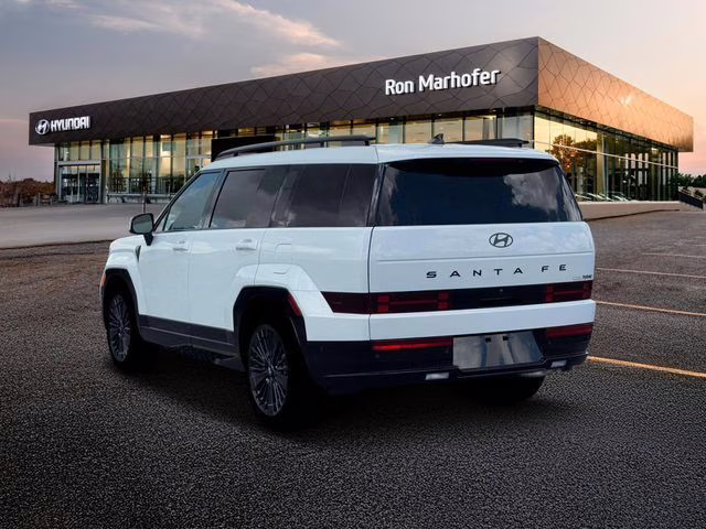 2026 Serenity White Hyundai Santa Fe Hybrid Calligraphy AWD SUV