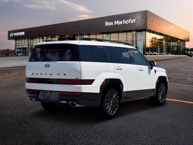 2026 Serenity White Hyundai Santa Fe Calligraphy AWD SUV