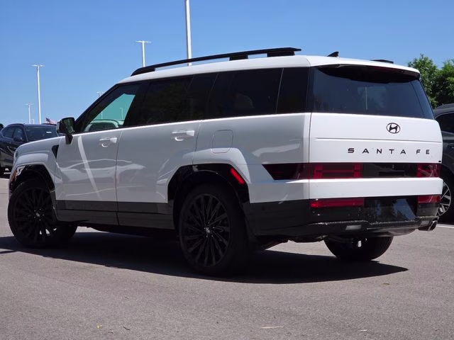2026 Serenity White Hyundai Santa Fe Calligraphy AWD SUV